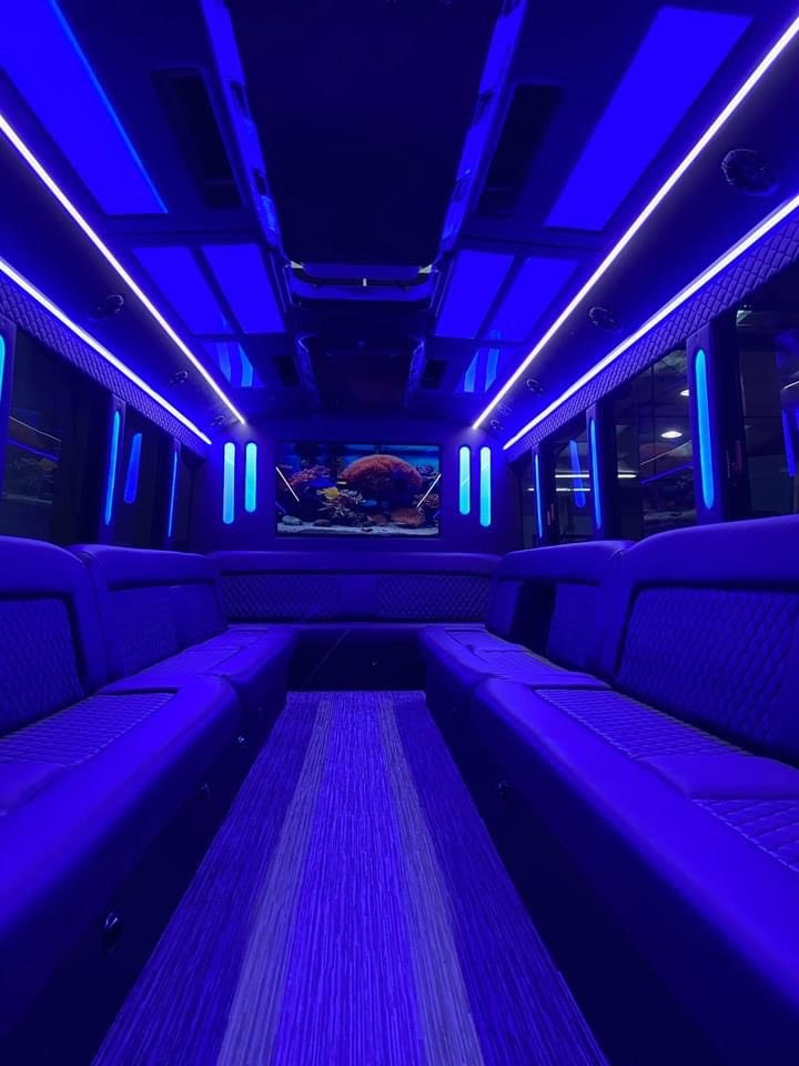 Freightliner Black Party Bus