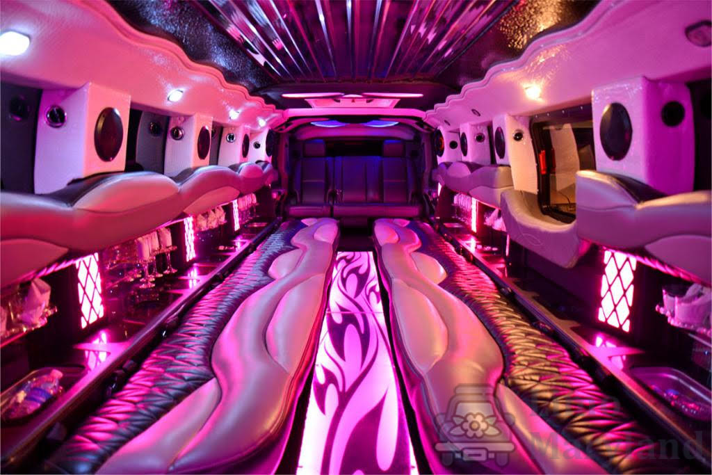 Escalade Limo White Interior